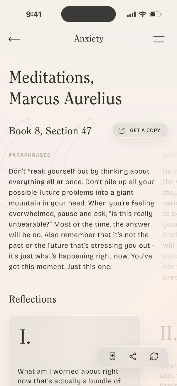 Daily philosophical passages